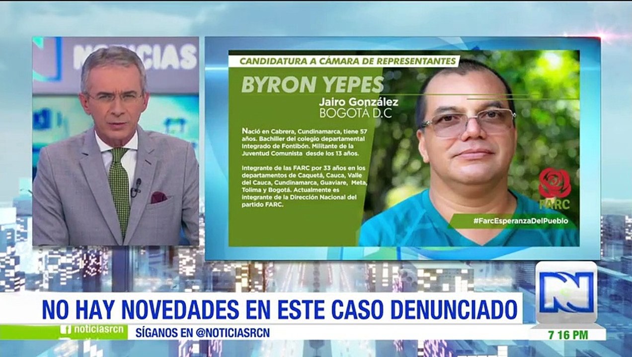 Byron Yepes, actual candidato al Congreso por Farc, obligó a abortar a menor con ocho meses de embarazo