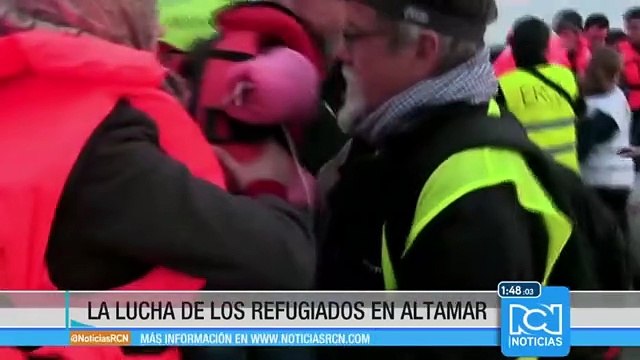 Así se juegan la vida los migrantes que llegan a la isla de Lesbos, Grecia