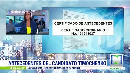 La Noche: vea aquí los antecedentes penales y disciplinarios de Timochenko