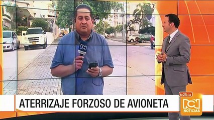 Aterrizaje forzoso de una avioneta en Magdalena