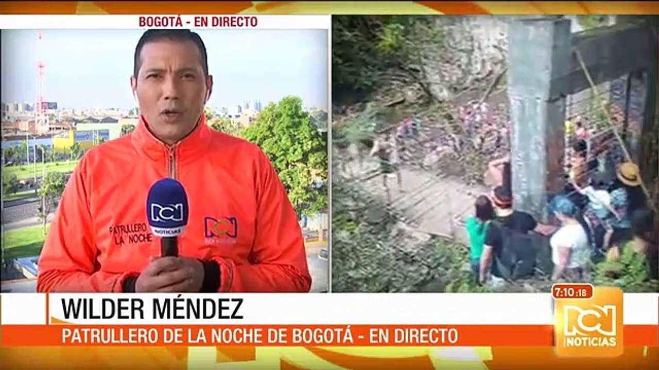 Denuncian el uso de un puente colgante en mal estado en Villeta (Cundinamarca)