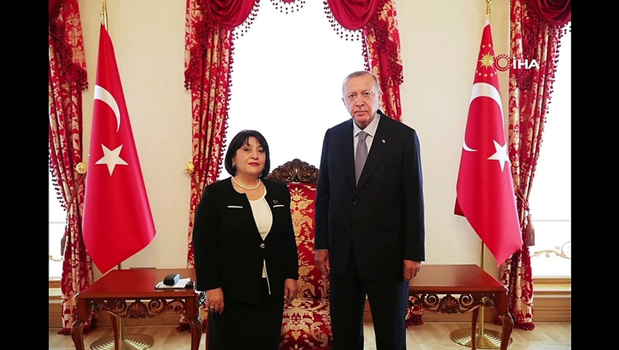 Cumhurbaşkanı Erdoğan, Azerbaycan Milli Meclis Başkanını kabul etti