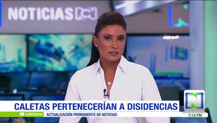 Download Video: Ejército halla tres caletas que pertenecerían a disidencias de las Farc