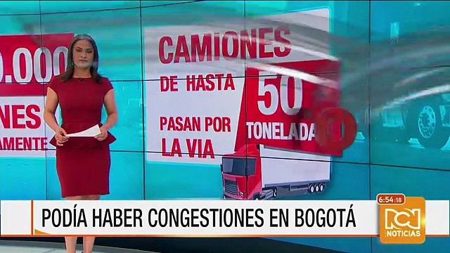 Prohíben el tránsito de vehículos de carga por Chía