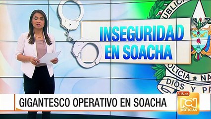 Operativos en Soacha contra estructuras de microtráfico
