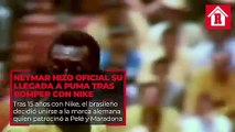 Neymar firmó contrato con puma para ser la nueva imagen de la marca