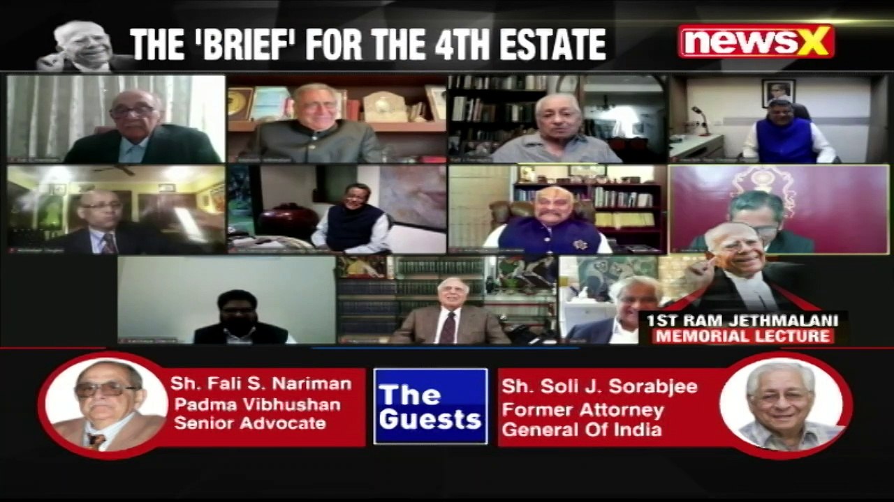 Trial by Media | Fmr Attorney General Soli. J. Sorabjee | Ram Jethmalani Memorial Lecture | NewsX