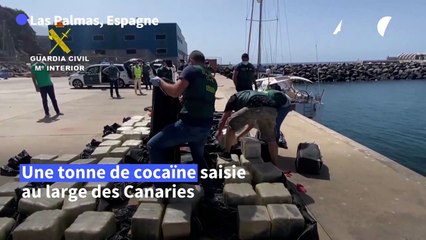 Saisie d'une tonne de cocaïne au large des îles Canaries