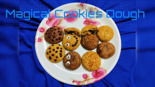 Magical Cookie Dough | One Dough Multiple Cookies | Cookie Dough |  Home made cookie recipe |