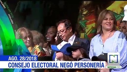 CNE negó personería jurídica a Colombia Humana