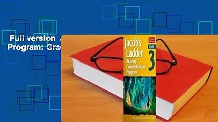 Full version  Jacob's Ladder Reading Comprehension Program: Grade 3  For Online