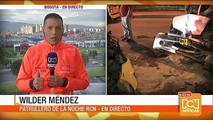 Accidente de tránsito en Bogotá dejó nueve personas heridas
