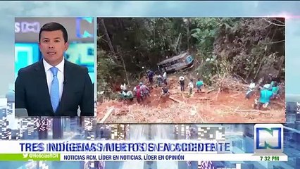 Accidente en Suárez, Cauca, deja tres indígenas muertos