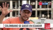 Colombiano que vivió el terremoto no regresó al país para ayudar en Ecuador