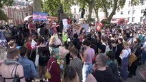 Little social distancing as thousands attend London Trans Pride protest