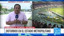 Disturbios tras partido Nacional-Junior en Barranquilla