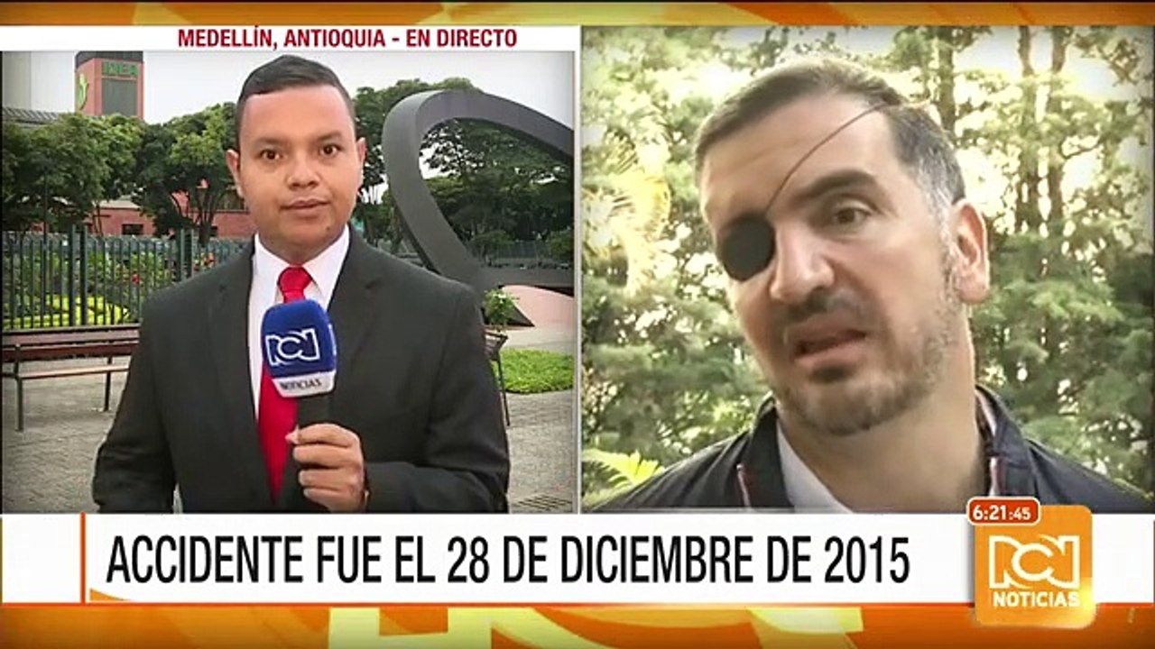 Mauricio Tobón, el concejal que perdió uno de sus ojos por manipular pólvora