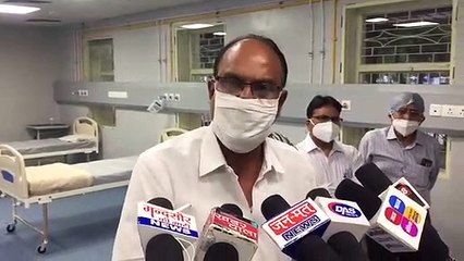 जिला अस्पताल में आईसीयू वार्ड के शुभारंभ पर पहुंचे विधायक यशपालसिंह सिसौदिया