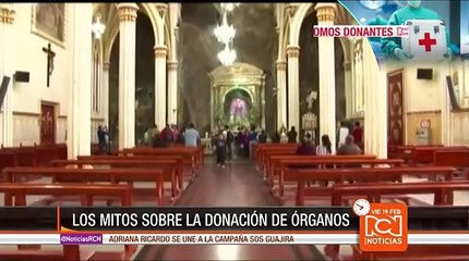 "Donar es un acto de amor": Iglesia