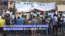 À Lesbos, gaz lacrymogènes contre une manifestation de migrants
