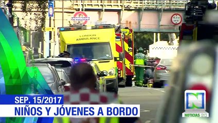 Son 22 heridos por paquete bomba en un vagón del metro en Londres