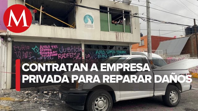 Tras toma, rehabilitan sede de Comisión de Derechos Humanos en Ecatepec