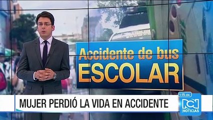 Una mujer murió en grave accidente de tránsito en Bogotá