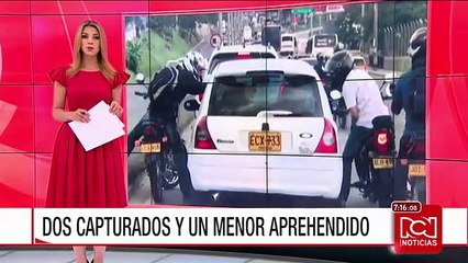 En 20 horas la Policía de Medellín ubicó a asaltantes de una pareja que viajaba en su automóvil