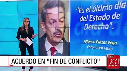 "Es el último día del Estado de derecho": Alfonso Plazas Vega