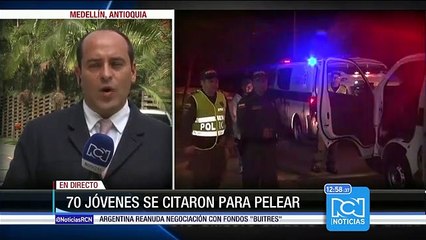 Cerca de 70 jóvenes se citaron a través de redes sociales para pelear