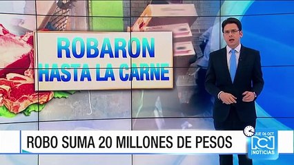 Ladrones se robaron hasta la carne de un local en Bogotá