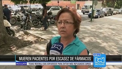 Aguda crisis en las calles de Venezuela por falta de medicamentos