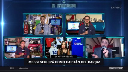 Messi seguirá siendo el capitán del Barcelona: #ElEntreTiempo