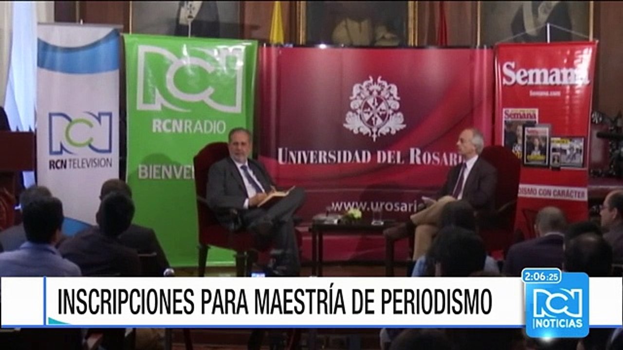 Abiertas las inscripciones para la maestría de periodismo en la U del Rosario