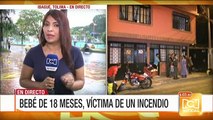 Menor de 18 meses murió en un incendio en Ibagué, Tolima