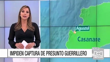 Habitantes de zona rural de Aguazul, Casanare, impidieron la captura de presunto integrante del ELN
