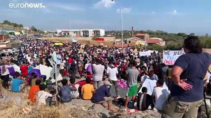 Lesbos : le ras-le-bol des exilés