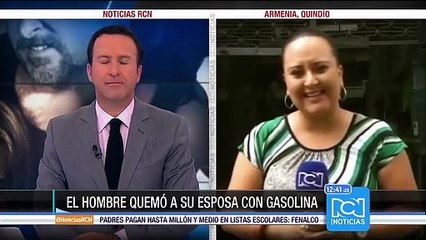 Ciudadano cubano quemó a su esposa con gasolina en Armenia