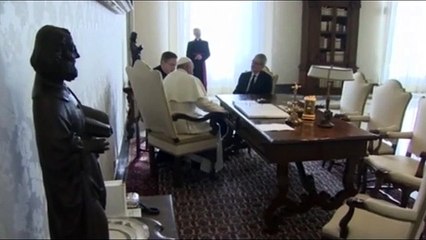 El encuentro entre el papa Francisco y Tim Cook, ceo de Apple Inc