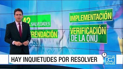 Los temas pendientes, salvedades y puntos por acordar