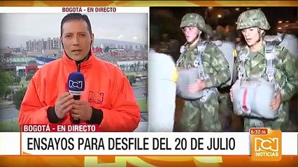 Así avanzan los preparativos para el desfile militar del 20 de julio