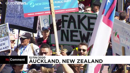 Neuseeländer protestieren gegen Corona-Maßnahmen