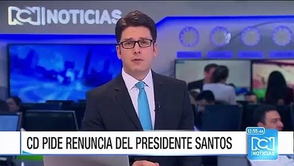 Centro Democrático pidió la renuncia de Juan Manuel Santos