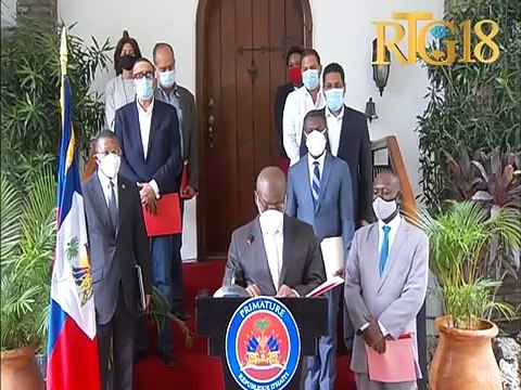 Premye minis Jouthe chita pale ak sektè prive a sou dispozisyon ki pran pou afiche pri goud la