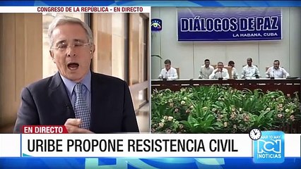 Uribe: el acuerdo de La Habana tiene impunidad abierta y disfrazada
