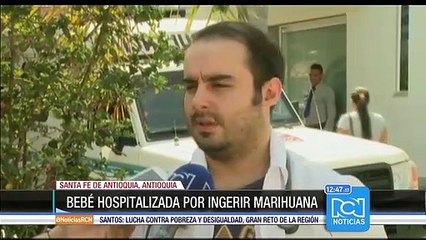 Bebé de ocho meses que ingirió marihuana está fuera de peligro