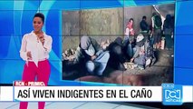 Indigentes que se tomaron el caño de la carrera 30 en Bogotá denuncian agresiones por parte de la Policía