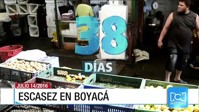 Desórdenes en Boyacá en medio de paro campionero