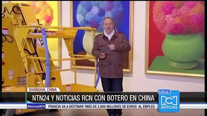 Entre intensas labores artísticas y operativas se lanza la exposición de Fernando Botero en Shanghái