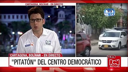 Centro Democrático realizó una pitatón en Cartagena para rechazar firma del acuerdo